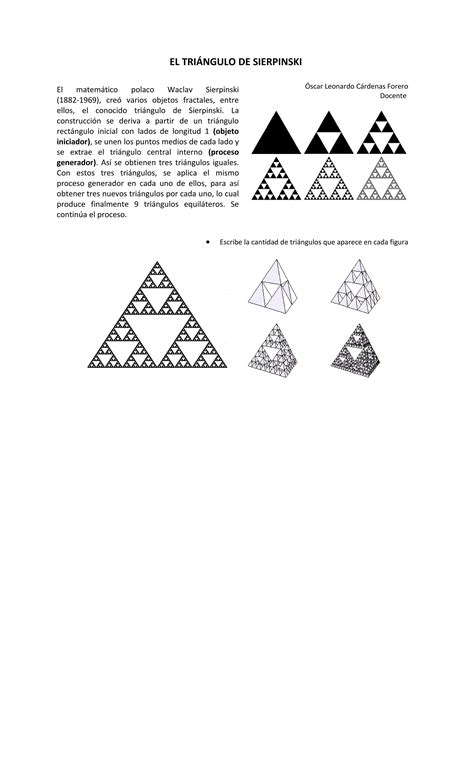 Guia Del Tri Ngulo De Sierpinski Pdf