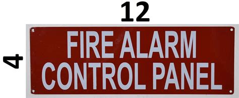 Hpd Signs Fire Alarm Control Panel Sign The Aluminum Hpd Sign Hpd Signs The Official Store