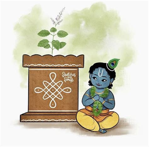 pin  lelihana devi dasi  tulasi devi krishna art god