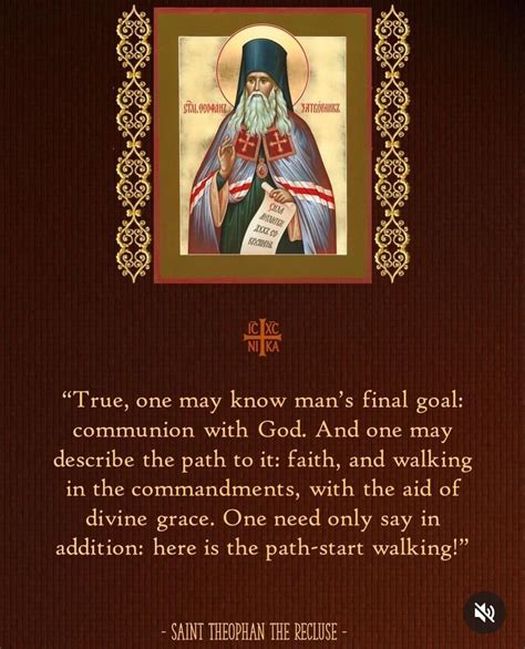 saint theophan  recluse rorthodoxgreece