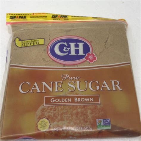 Candh Pure Cane Sugar Golden Brown 2 Lb