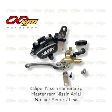 Jual Paket Nissin Samurai Master Rem Axial Dan Kaliper P Nmax Aerox