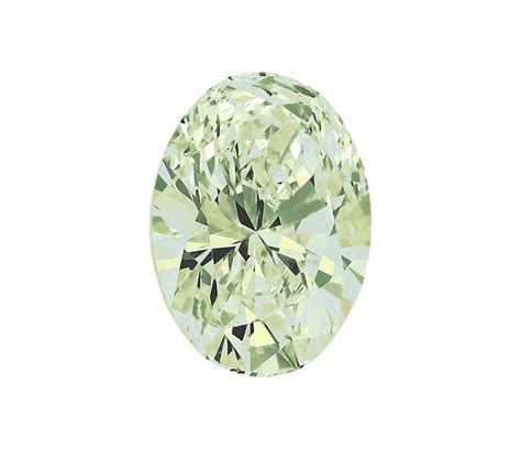 0 90 Carat Grayish Yellowish Green Oval Diamond Blue Nile Colored