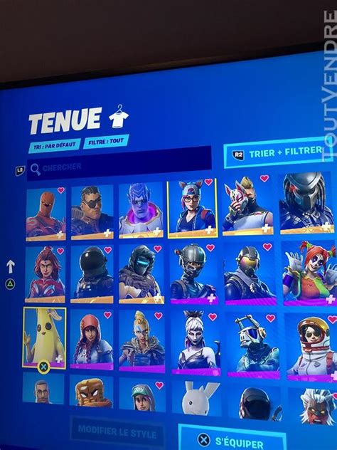 Compte Fortnite Saison Rennes Jeux Vid O