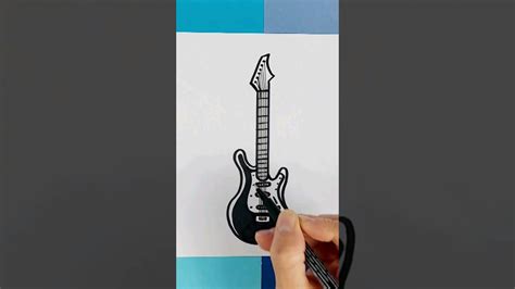 Dessiner Une Guitare Lectrique Youtube