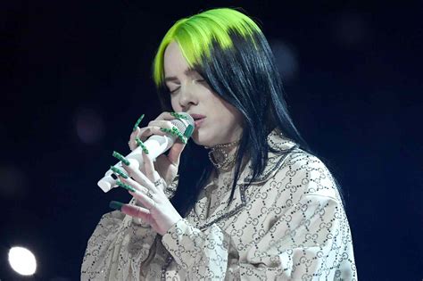 Billie Eilish Ditches Her Blonde Hair For Brunette Tresses