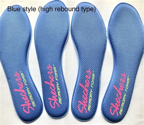 SKECHERS MEMORY FOAM GEL INFUSED INSOLES FOOTBED INSERT WOMENS US 5-12 ...