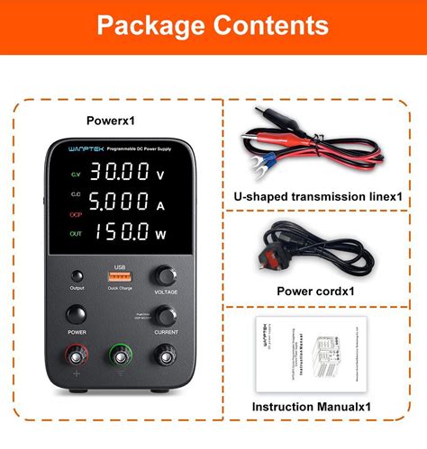 Wanptek WPS305 Programmable Regulated DC Power Supply