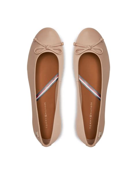 Ballerinas Tommy Hilfiger Essential Chic Ballerina Fw Fw Beige