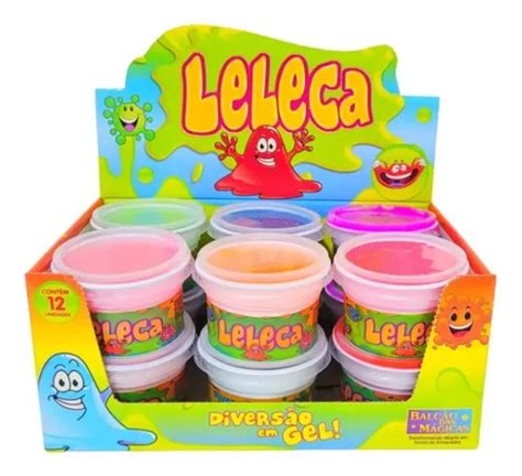 Leleca Geleca 125g Caixa 12un Slime Amoeba Massinha Modelar MercadoLivre