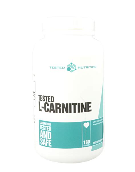 L-Carnitine by TESTED NUTRITION (180 capsules)