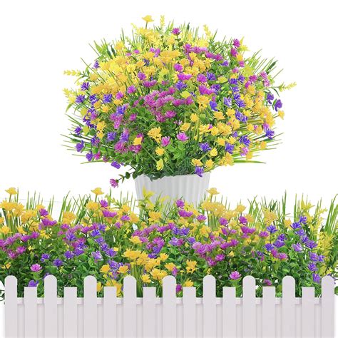 Amazon De B Ndel K Nstliche Blumen Outdoor Kunstblumen Wetterfest