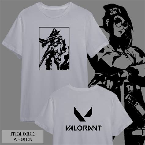 Omen Valorant Shirt Unisex Quality Cotton Quality Print Lazada Ph