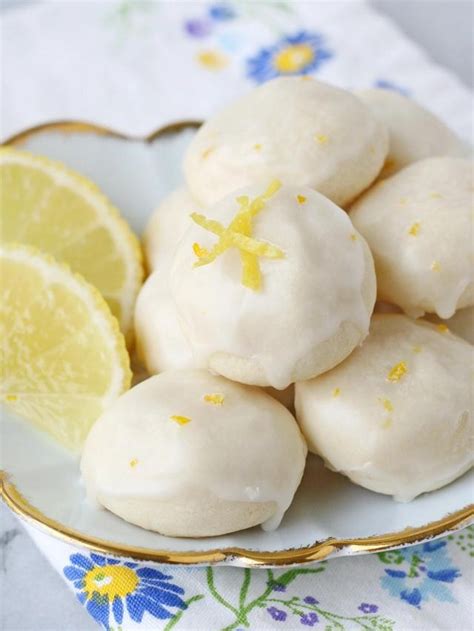 Lemon Tea Cookies - Glorious Treats