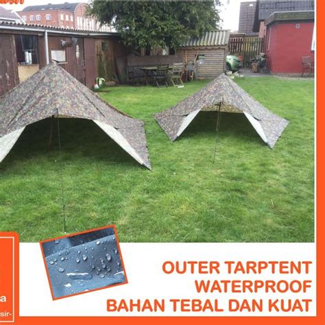 Jual Mahesa Outdoor Outer Tarptent Flysheet 3x3 Waterproof Bushcraft