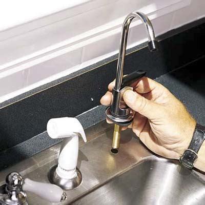 Install The Filter Faucet How To Install A Water Filter This Old House