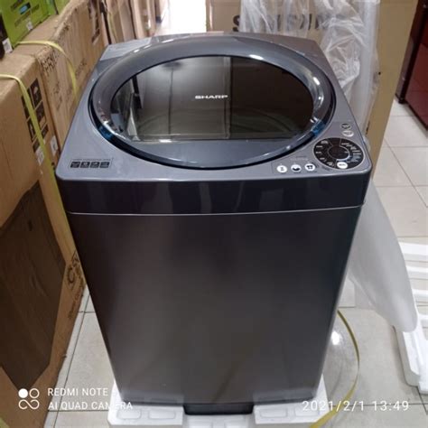 Jual Mesin Cuci Sharp 1 Tabung Es M1008t Kaps 10kg Shopee Indonesia