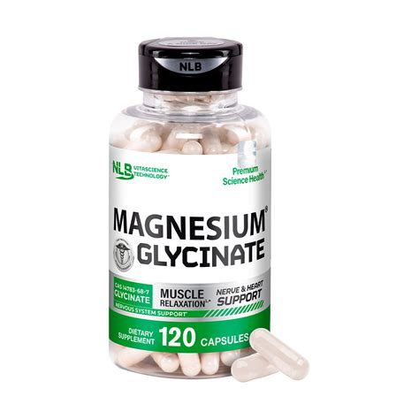 Nlb Glicinato De Magnesio® 120 Cápsulas Life Sciencex