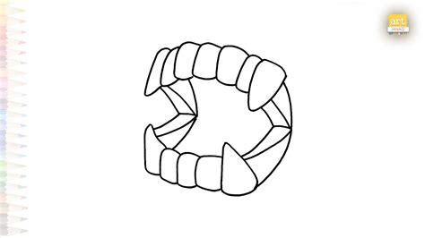 Vampire Teeth Drawings Art Tutorials How To Draw Vampire Teeth Step