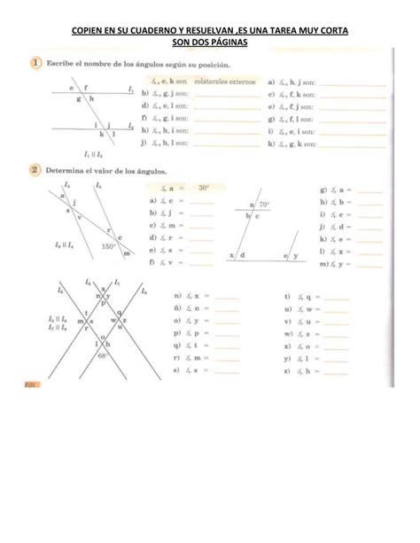 Angulos Entre Paralelas Pdf