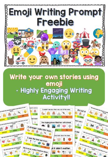 Emoji Story Writing Prompt Freebie! | Teaching Resources