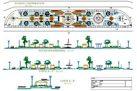 Principalmente Expedici N Asentamiento Mobiliario Urbano Autocad D