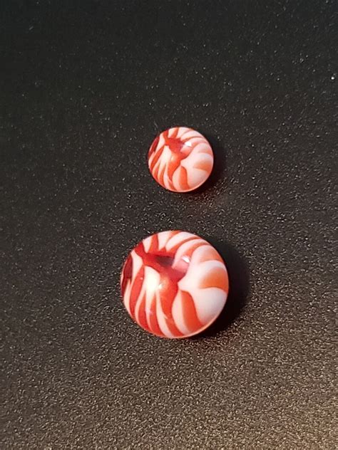 Striped Acrylic Plus Size Belly Button Button Ring Multiple Sizes - Etsy