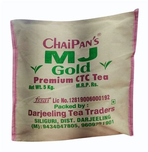 Packaging Size Kg Cardamom Chaipans Mj Gold Premium Ctc Tea