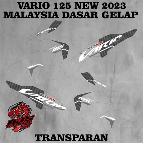 Promo Cod Stiker Transparan Vespa Striping Transparan Decal