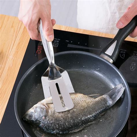 Stainless steel frying spatula frying fish spatula steak shovels Home ...