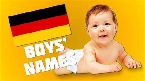 Top 20 Most Popular German Names For Boys Get Germanized Youtube