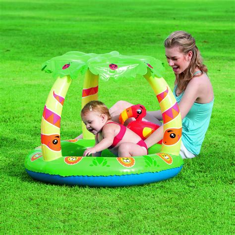 Piscina Inflable Con Techo Para Beb S X X Cm Bestway