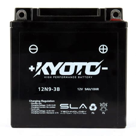 Batterie YB9L B 9Ah 12V Gel Kyoto Au Meilleur Prix Avec BatteriePower