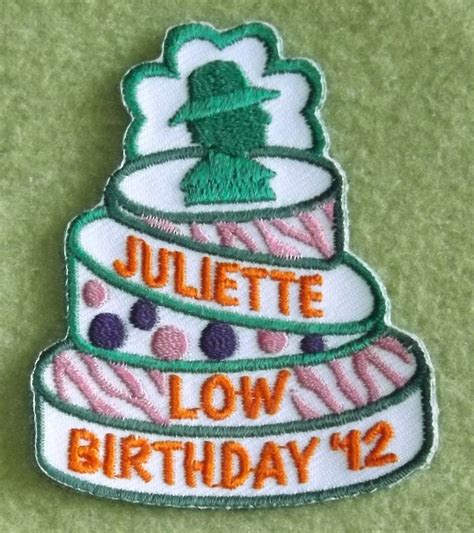 Girl Scout 100th Anniversary Juliette Low Birthday Girl Scouts Patches