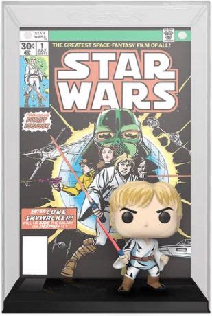 Figurine Pop Star Wars Retro Series Pas Cher Luke Skywalker Comic Cover