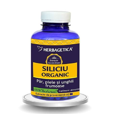 Siliciu Organic 120 Capsule Herbagetica Bebetei