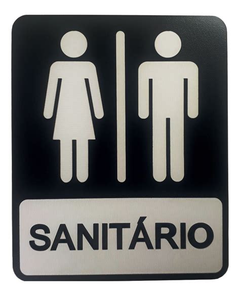 Placas Sanit Rio Banheiro Wc Unissex E Pne Em Mdf Mercadolivre