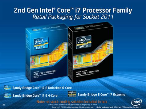 Intel Cpu Core I Extreme X Ghz M Lga Sandybridge E