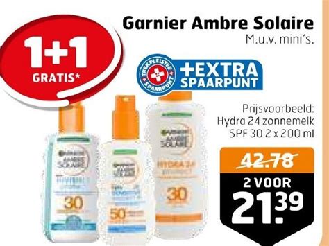 Garnier Ambre Solaire Aanbieding Bij Trekpleister