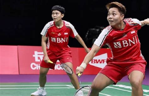 Jadwal Final BWF World Championship 2023 Hari Ini Apriyani Fadia Incar