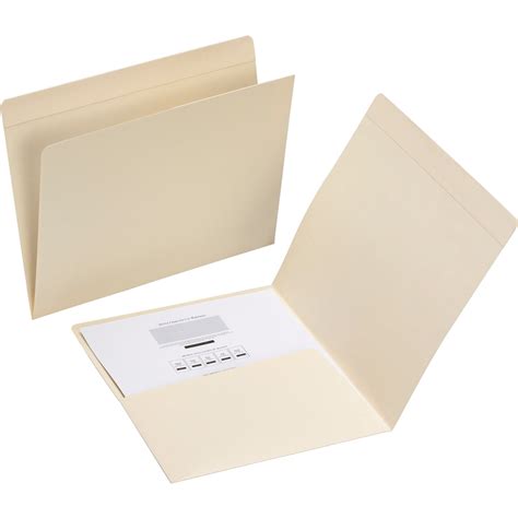 Smead File Folders With Pocket Manila 50 Box Quantity Walmart