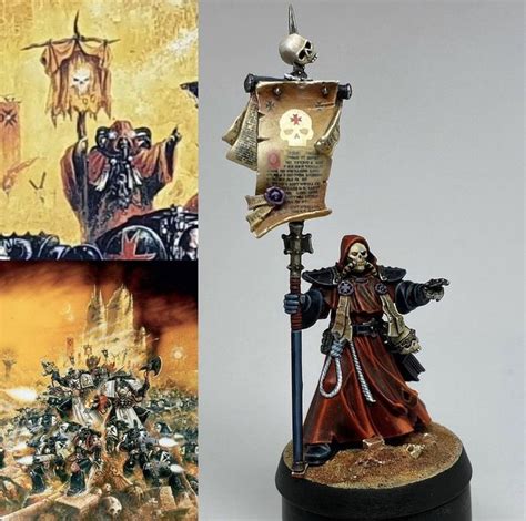 black templar priest   john blanche artwork  mamikon