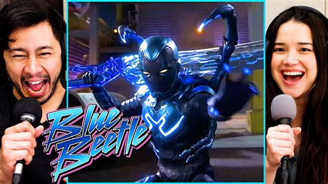 Blue Beetle Trailer Reaction Dc Xolo Maridueña Youtube