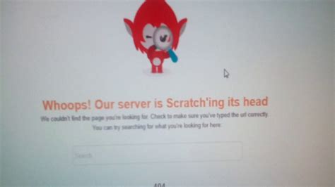 Whoops Our Server Is Scratch Ing Its Head Youtube