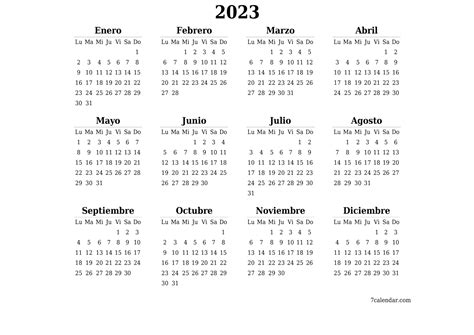 Calendario 2023 Para Imprimir Calendarios Para Imprimir Re Themelower