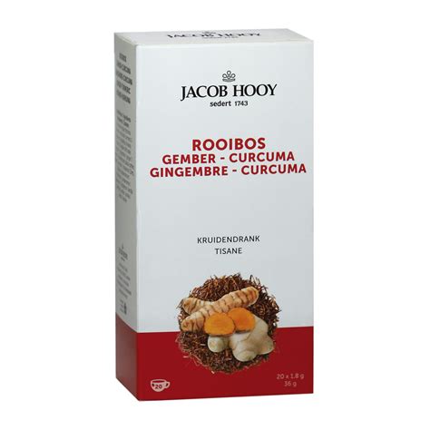 Rooibos Gember Curcuma Kruidendrank Jacob Hooy