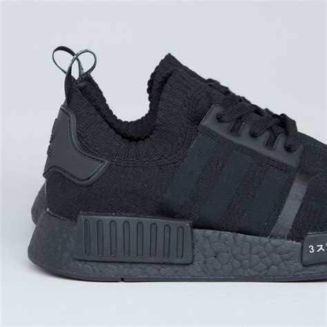 Adidas Originals Nmd R1 Primeknit Japan Triple Black Core Black Core Black Core Black