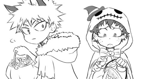 Bakugo Y Deku Lindo Para Colorear Imprimir E Dibujar Coloringonlycom