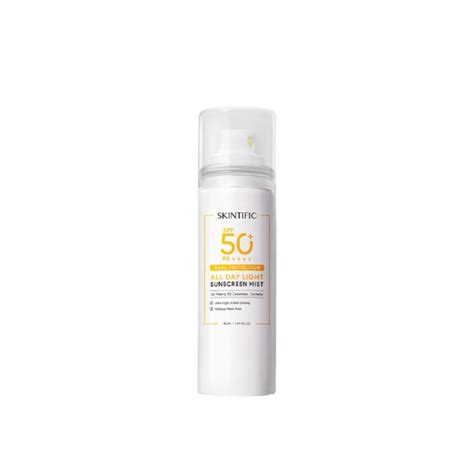 Skintific All Day Light Sunscreen Mist Spf 50 Pa 50ml Lazada