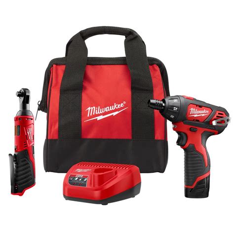 Home Depot Milwaukee M Volt Lithium Ion Cordless In Ratchet